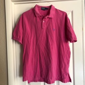 Men’s Pink Ralph Lauren Polo XL